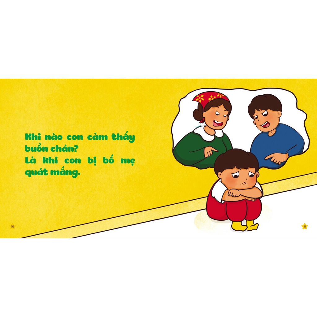 Sách - Ehon Cảm Xúc Đầu Đời - Phát Triển EQ Cho Bé