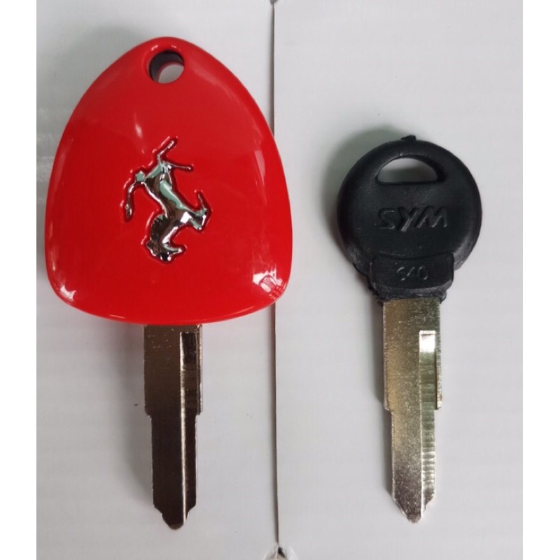 Phôi chìa khoá xe SYM rảnh trái ĐỘ mẫu Ferrari ( tặng kèm 1 chìa nguyên bản )