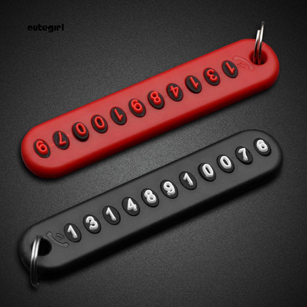 Móc chìa khóa chống thất lạc có thể gắn số điện thoại DIY | BigBuy360 - bigbuy360.vn