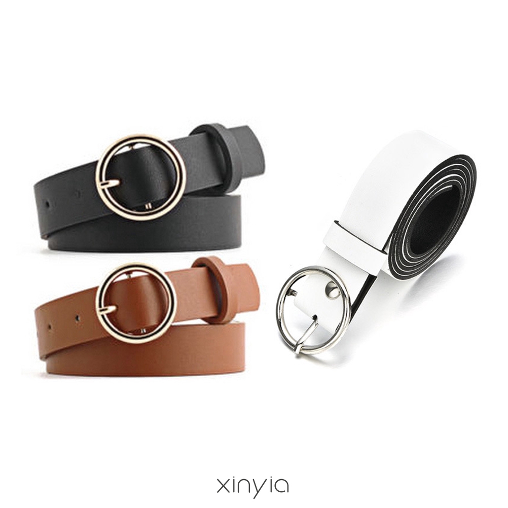 Thắt Lưng Nữ Khóa Tròn Thời Trang
