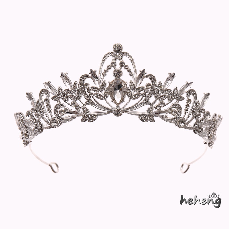 Cài Tóc Hình Vương Miện Đính Đá Sang Trọng Cho Cô Dâu