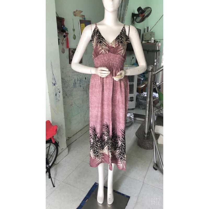 [chọn màu]Đầm maxi đầm lanh lụa yếm thun 2 dây có tăng đưa (48-60ky) | BigBuy360 - bigbuy360.vn