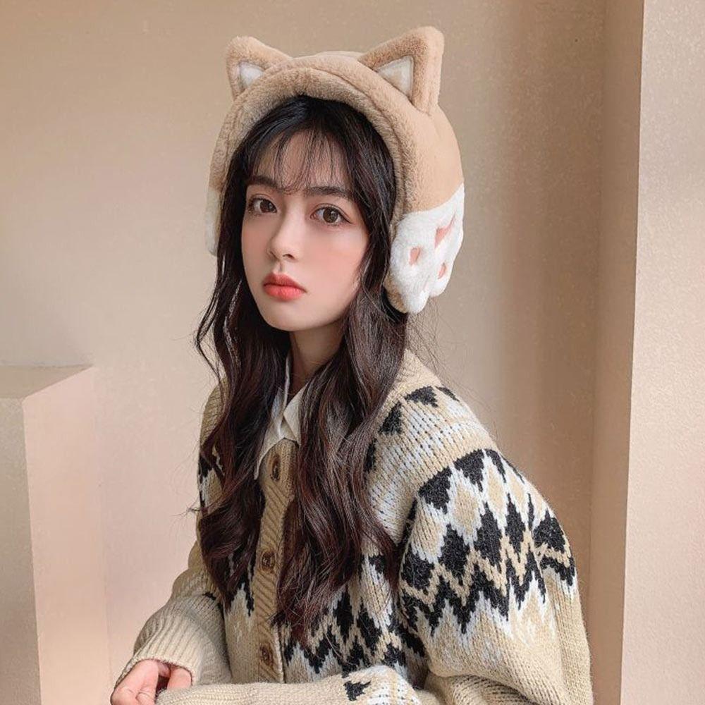 Chụp Tai Giữ Ấm Mùa Đông Kiểu Dáng Dễ Thương