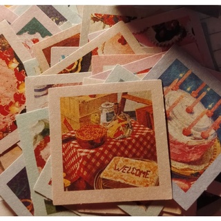 Set 30 giấy nhớ, nền journal
