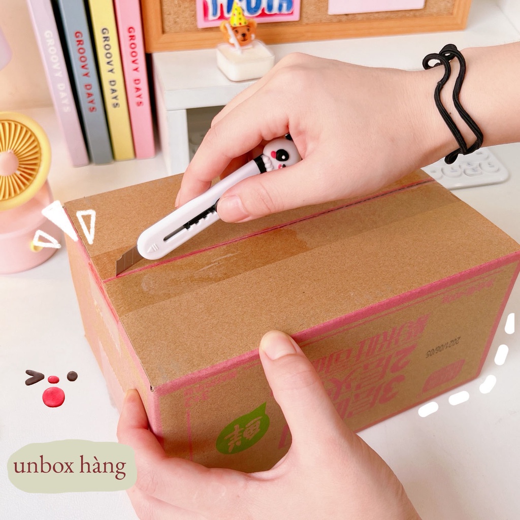 Dao Rọc Giấy Unboxing Mini Cute Pets