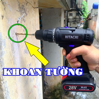 Khoan Pin Hitachi 28V Siêu Khỏe