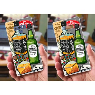 Ốp lưng Samsung Note 9 (dẻo viền trắng trong) - Brands