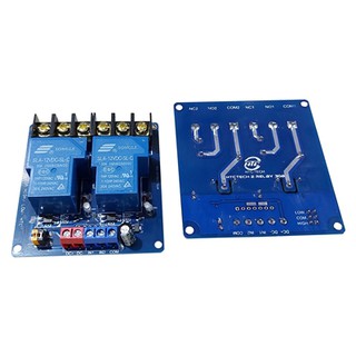 Module 2 relay 24Vdc 30A có opto  kích high/low HTC