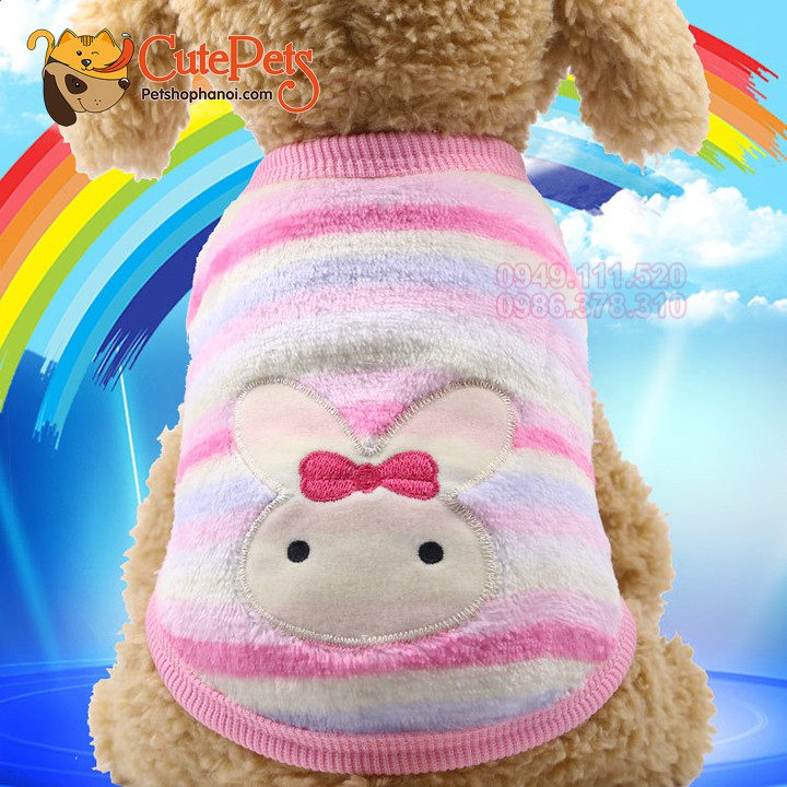 Áo vải lông dành cho thú cưng 1-12kg - CutePets Phụ kiện chó mèo Hà Nội