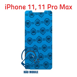 Dán cường lực dẻo nano mặt trước, mặt sau, camera iPhone 11, 11 Pro Max