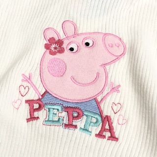 {Ảnh thật} Áo len cao cổ peppa pig cho bé gái