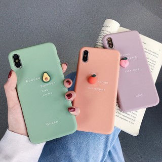 Ốp lưng iphone trái cây tí hon 3d