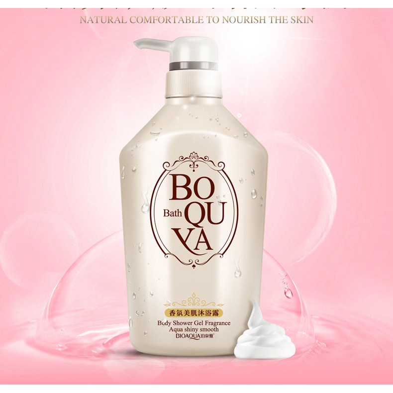 Sữa tắm nước hoa cao cấp Boquya Bioaqua 550ml