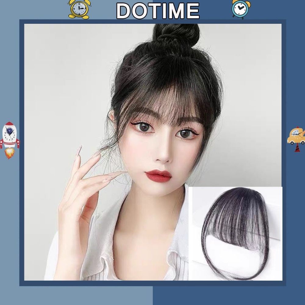 Tóc mái giả Dotime mái thưa nhiều màu phong cách Hàn Quốc TG14