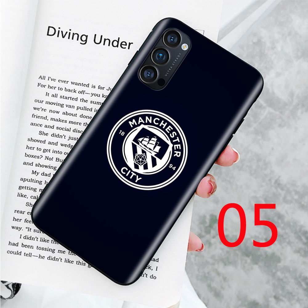 Ốp điện thoại silicon dẻo hình logo Manchester City FC cho Xiaomi Redmi Note 8 8A 8T 9 9A 9C 9T 9S S2 Pro Max