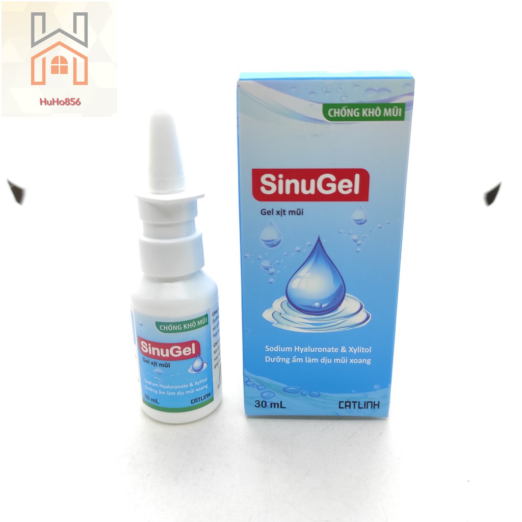 Gel Xịt Mũi SinuGel - Chống Khô Mũi, Giảm Ngạt Mũi Xoang - 30ml