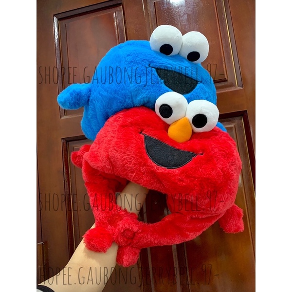 Mũ Nón gấu bông Elmo, CookieMonster SesameStreet