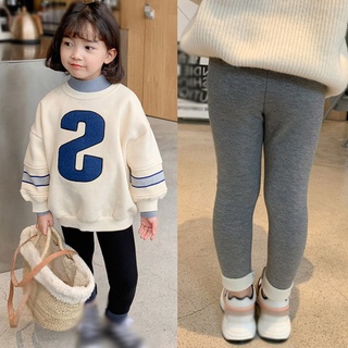 Quần Legging Co Giãn Dày Dặn Giữ Nhiệt Thời Trang Thu Đông Cho Bé Gái