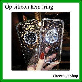 Ốp lưng Iphone ⚡️ 𝐓𝐀̣̆𝐍𝐆 𝐈𝐑𝐈𝐍𝐆 ⚡️Ốp lưng silicon H̴O̴A̴ ̴V̴Ă̴N̴ ̴K̴I̴M̴ ̴C̴Ư̴Ơ̴N̴G̴  tặng thêm IRING đi cùng kiểu ốp