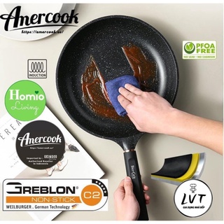 Chảo chống dính Amercook Bio-Grit 20cm
