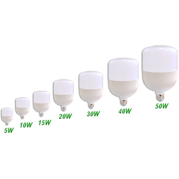 Bóng Đèn Led Trụ Siêu Sáng Công Suất 5W 10W 20W 30W 40W 50W