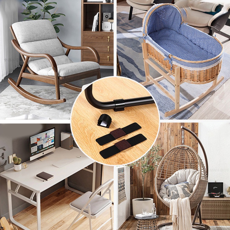 Set 6 Tấm Đệm Lót Sàn Nhà Hình Tròn / Vuông Bằng Vải Nỉ Giúp Tiết Kiệm Không Gian