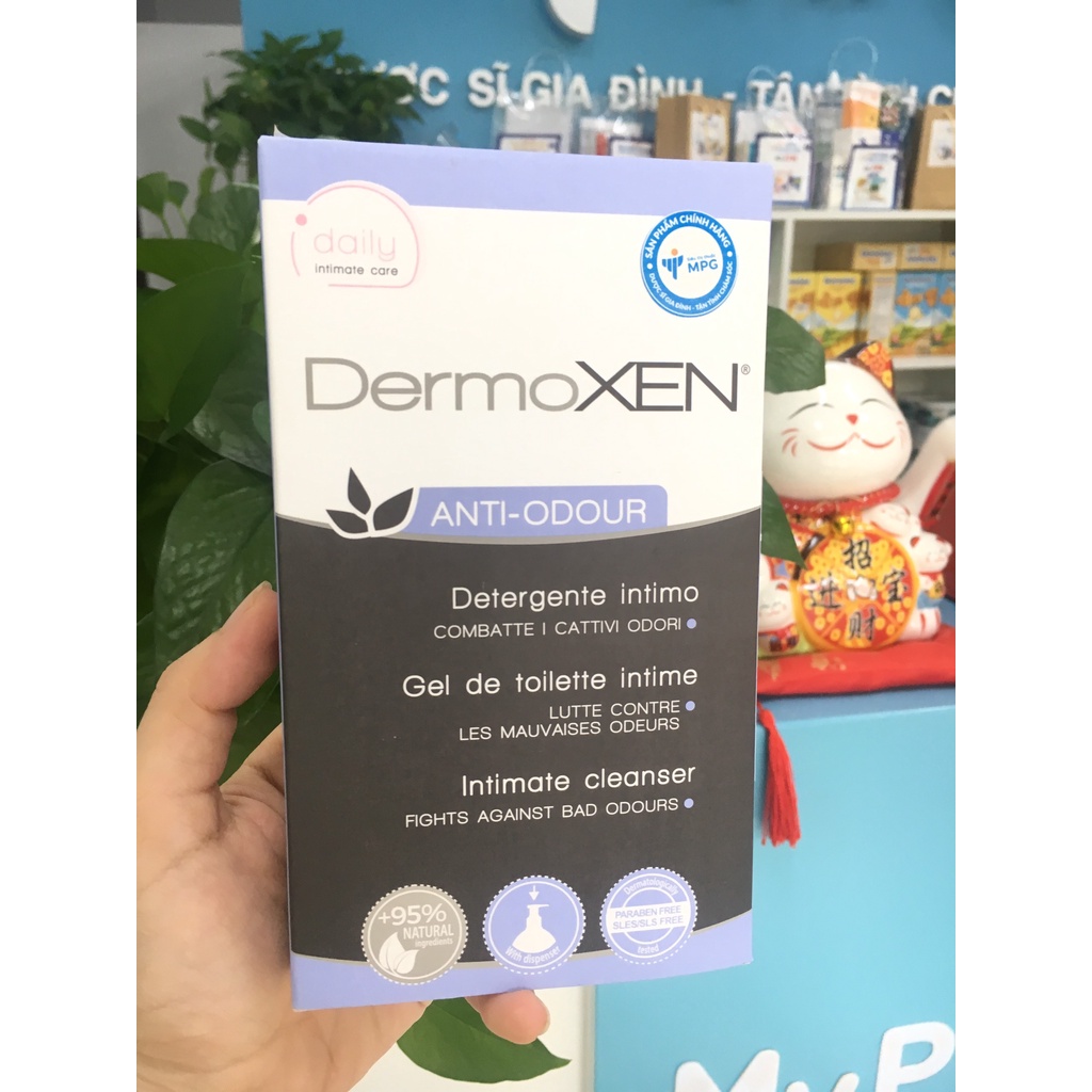 Dung dịch vệ sinh nữ Dermoxen ANTI ODOUR – Hỗ trợ giảm viêm ngứa, khử mùi hôi, phù hợp cho người tập thể thao