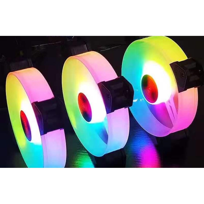 Fan led rgb Coolmon, HUB led, Dây sync aRGB 5v