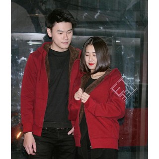 áo đôi nỉ lông cừu dày nam +nữ