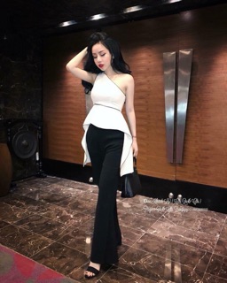 set lệch vai quần ống loe