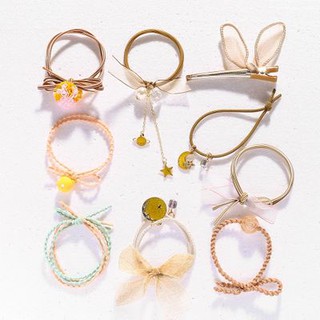 Set 9 buộc tóc, cột tóc cực kỳ dễ thương Cute