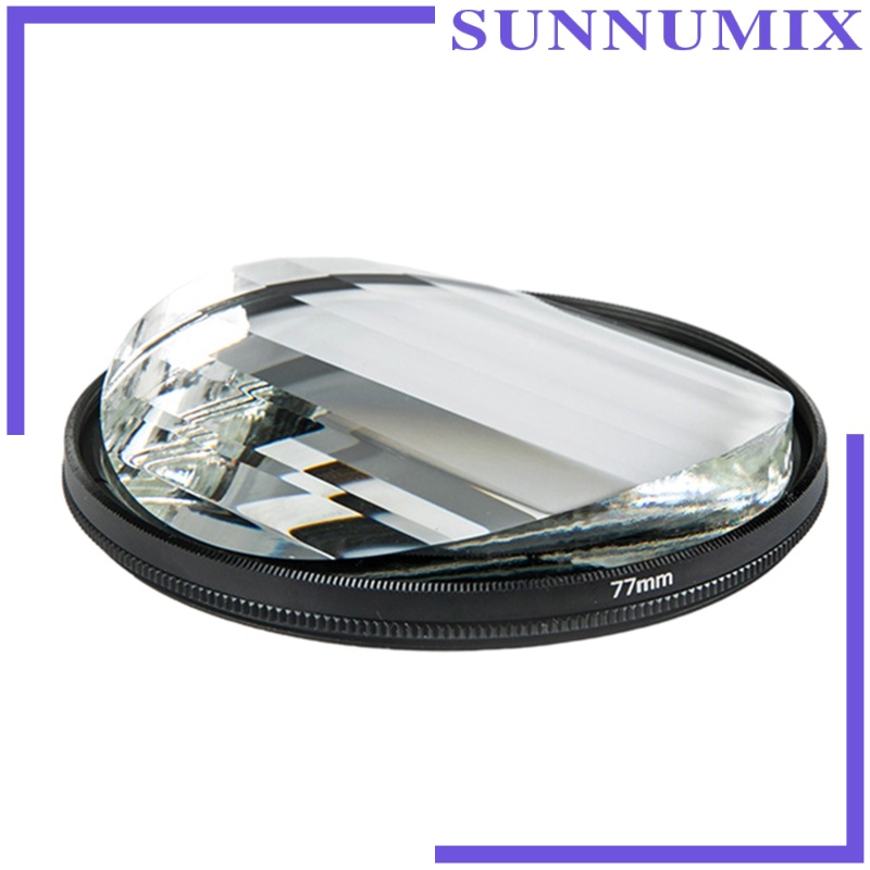 [SUNNIMIX] 77mm Kaleidoscope Prism Camera Glass Filter SLR photography Prop Accessories