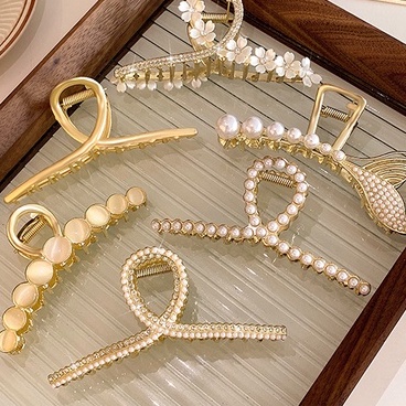 Kẹp Càng Cua Bằng Kim Loại Kích Thước Lớn Phong Cách Thời Trang Mùa Hè Mới 202