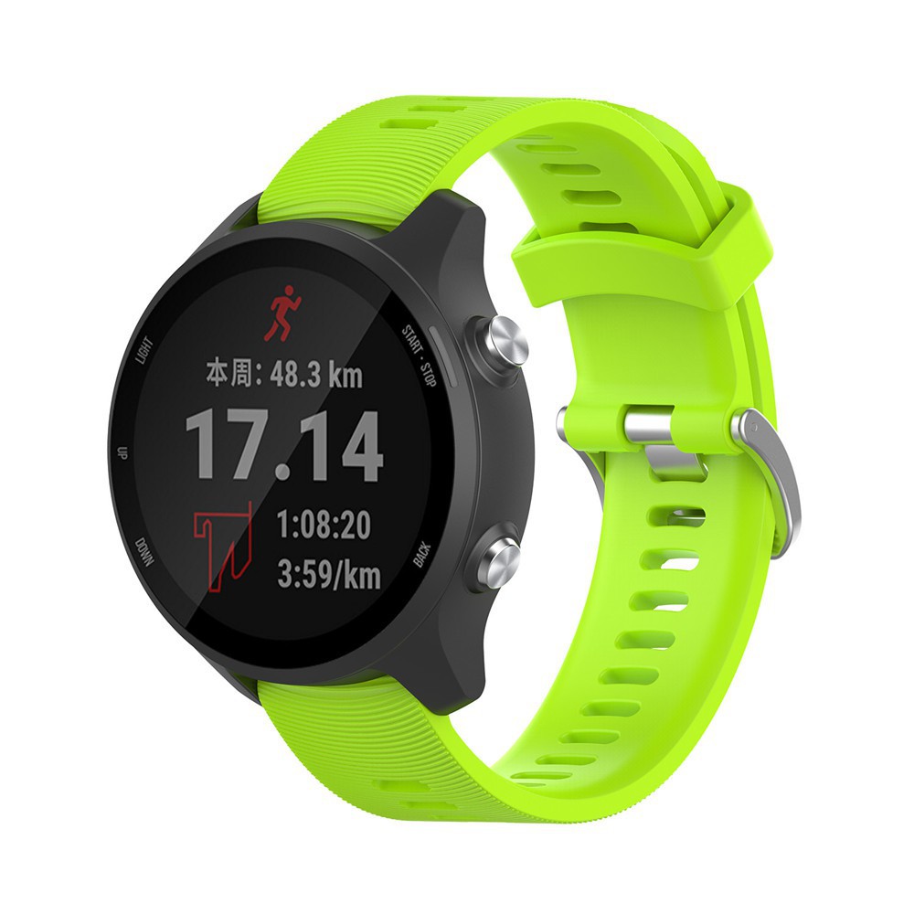 Dây đeo đồng hồ bằng silicon kiểu dáng gồ ghề thay thế cho Garmin Forerunner 245/245m/645/645music/Huami Amazfit Bip/gts