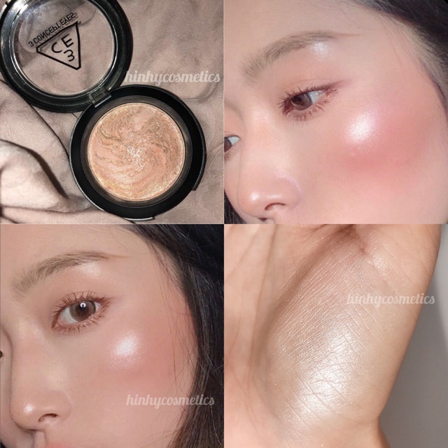 Phấn bắt sáng highlighter 3CE BLING PEACH