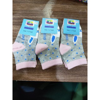 Tất chống trơn bé gái Kids size 1-2y