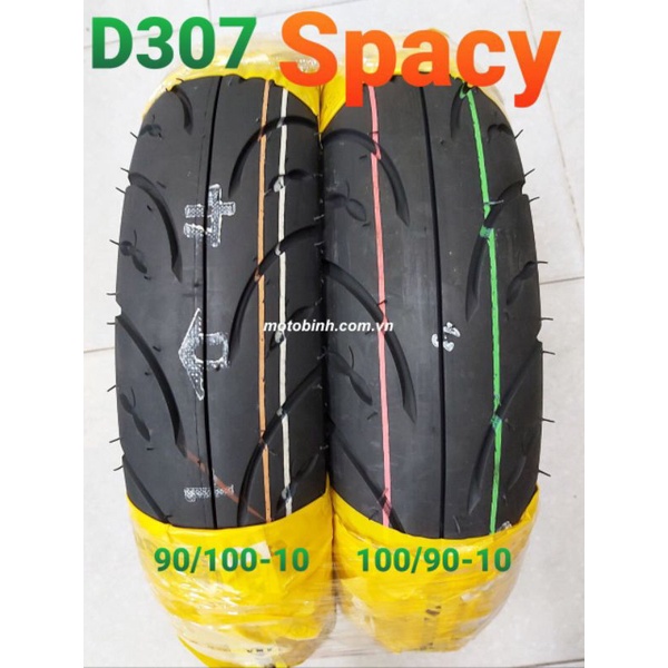 vỏ xe Dunlop 100/90-10 D307 cho honda Lead, SCR, Atitila