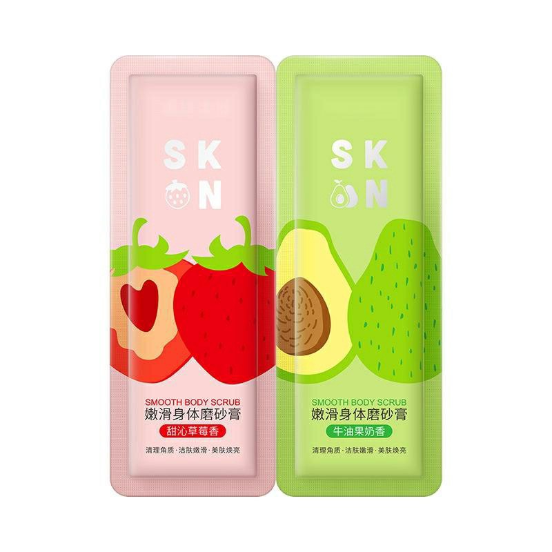 Set 2 gói tẩy tế bào chết body Bơ Sữa và Dâu Tây Laikou | BigBuy360 - bigbuy360.vn