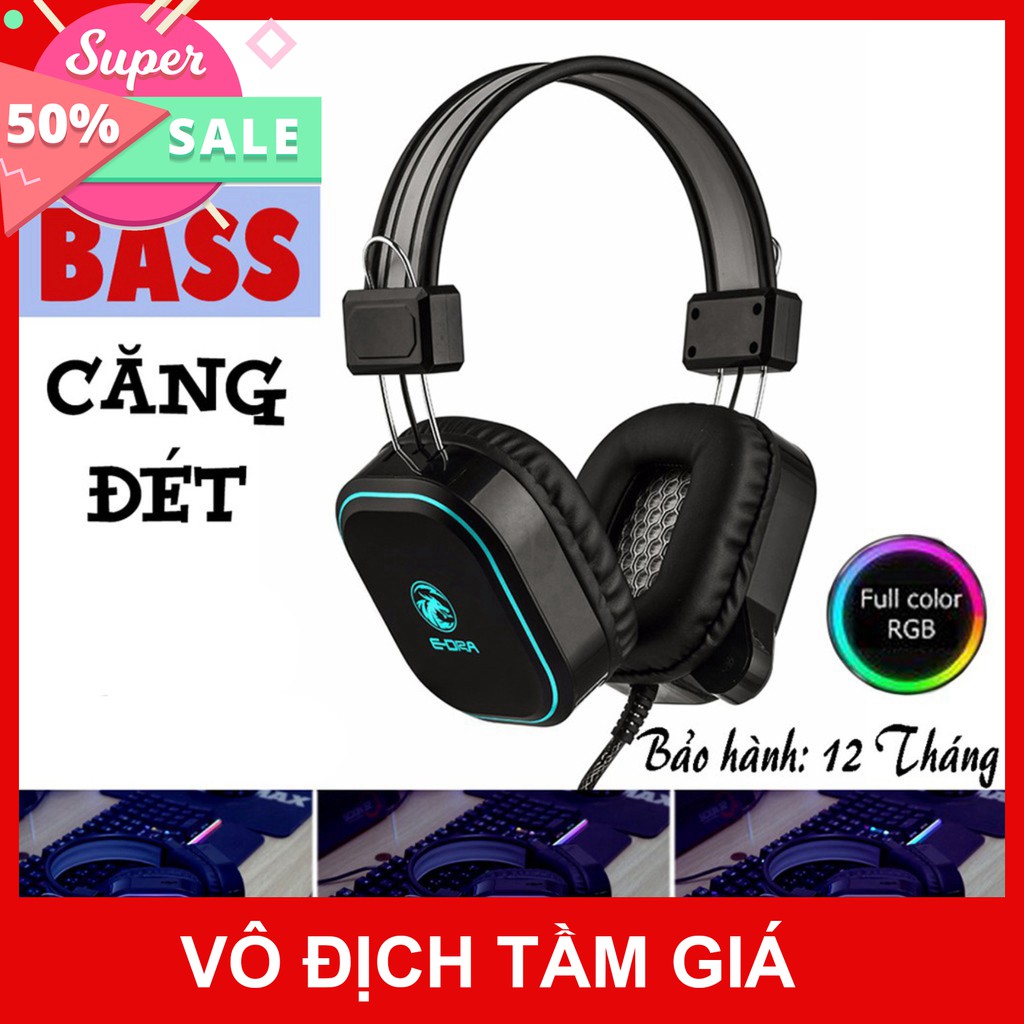 Ghế Xoay Gaming cao cấp E-DRA Hunter EGC 206 - Chất liệu da PU dễ dàng bảo quản - Đệm đúc nguyên khối