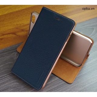 Bao da iphone 6/6s da bò màu xanh đen