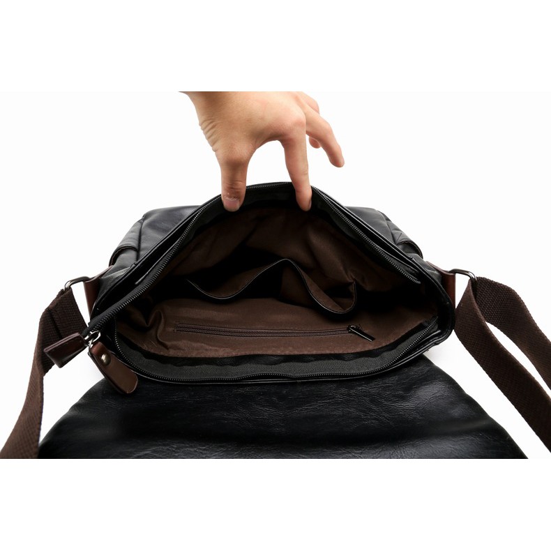 Túi chéo nam HUTALEATHER da PU  cao cấp thời trang phong cách VNA25