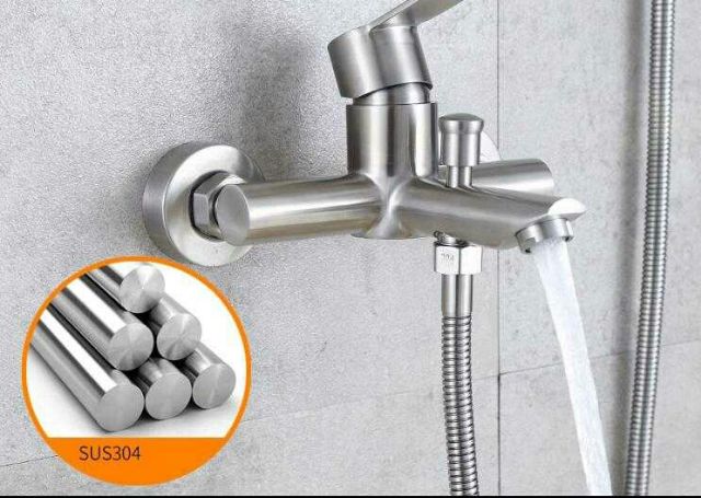 Bộ vòi sen nóng lạnh Inox SUS 304