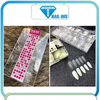  Móng up tay nail fom bầu  Móng úp HSM fom nhọn bầu chuẩn loại sịn hôp 500 móng dẻo 