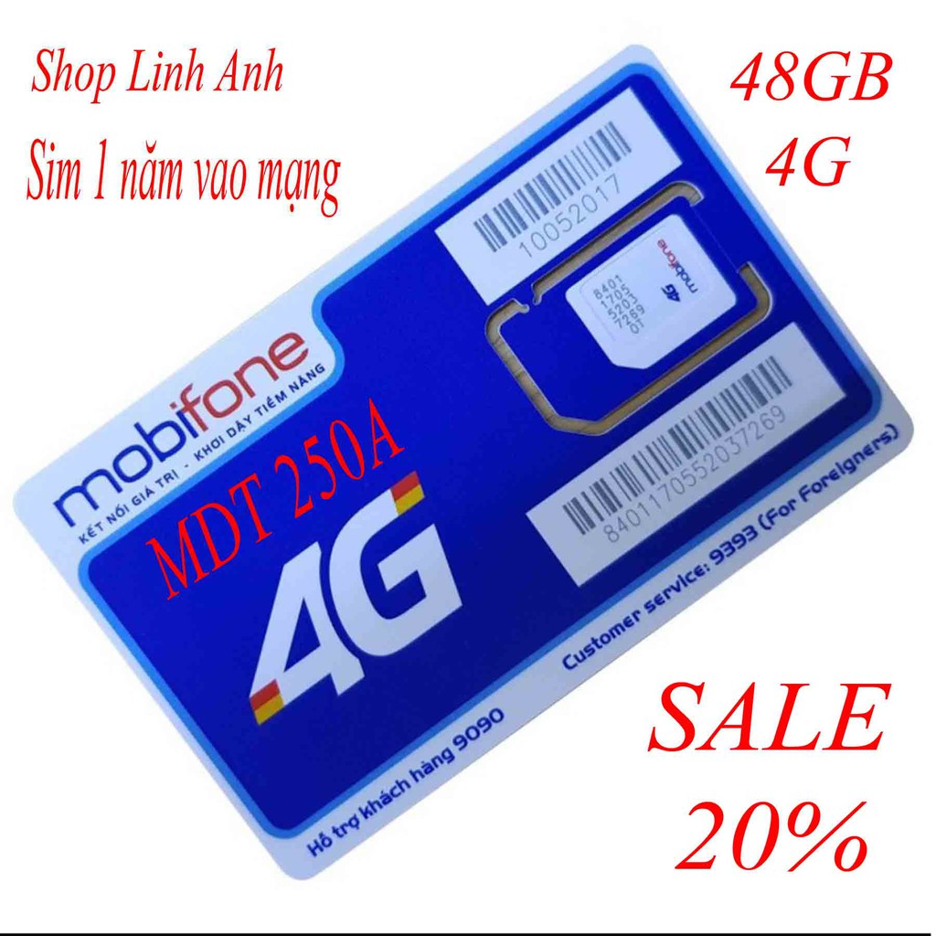 Sim 4G C90N MoBi Tặng 90.000đ Vào Gói Tháng Đầu