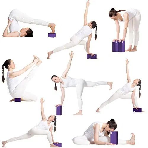 Gạch tập yoga MIKIE MAT 2 màu Dày 70mm