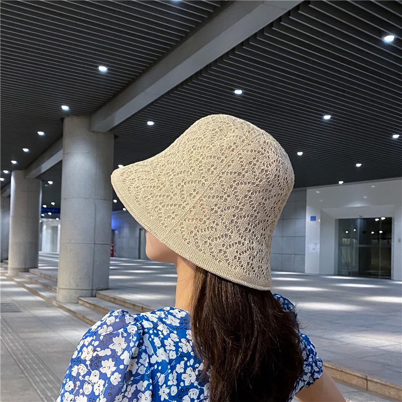 Nón Vành 2 Mặt Ren Thêu Hoa Vân Lượn Sóng Xinh Xắn