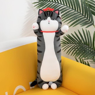 GẤU BÔNG GỐI ÔM MÈO HOÀNG THƯỢNG CAO CẤP ( 70-90cm )