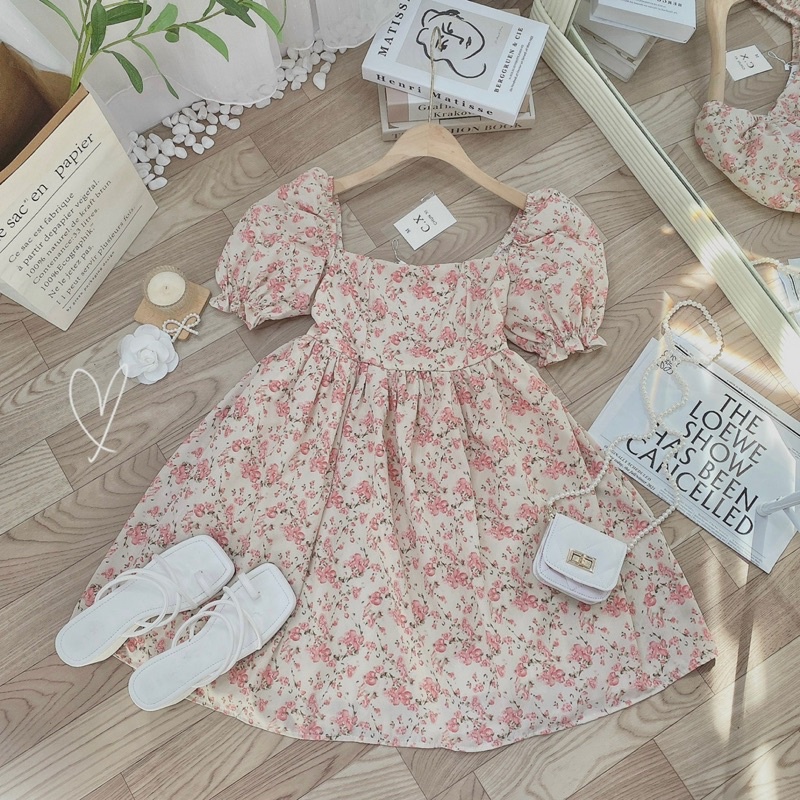 Đầm babydoll siêu bồng 3lop