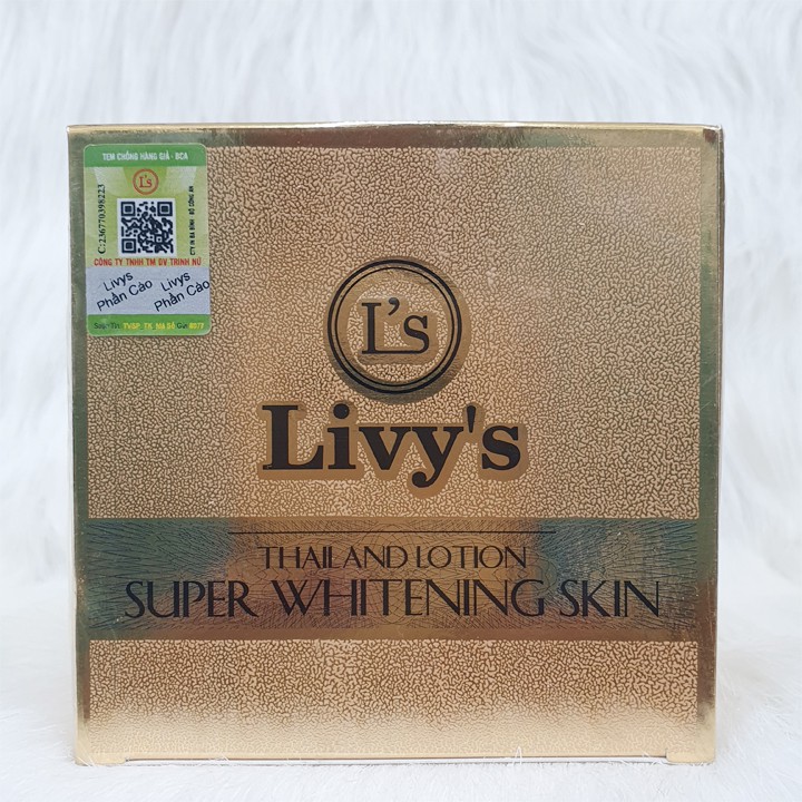 Kem Dưỡng Trắng Da Toàn Thân LiVy's Thái Lan 250g