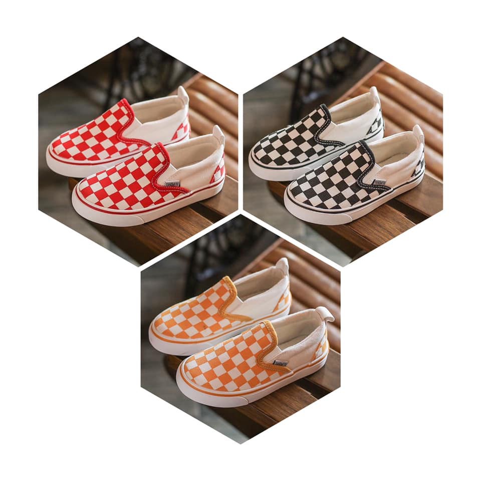 Giày Thể Thao Vans Replica Vải Canvas Nhập Khẩu Cao Cấp Cho Bé